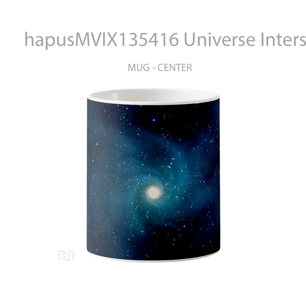 Mug Universe Interstellar Space V2 Gelas Astronomi