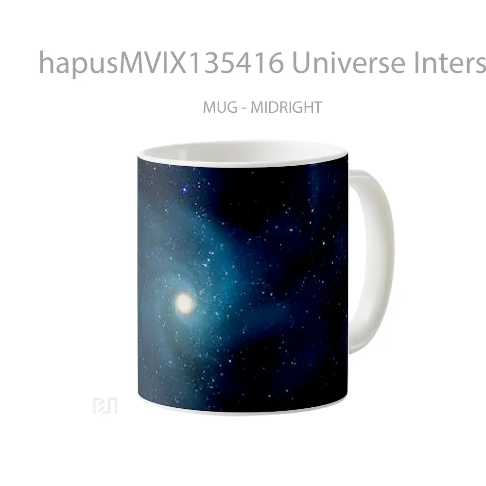 Mug Universe Interstellar Space V2 Gelas Astronomi - All-side / Desain