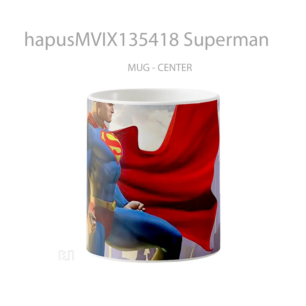Mug Keramik Premium SNI - Mug Superman Gelas Superhero