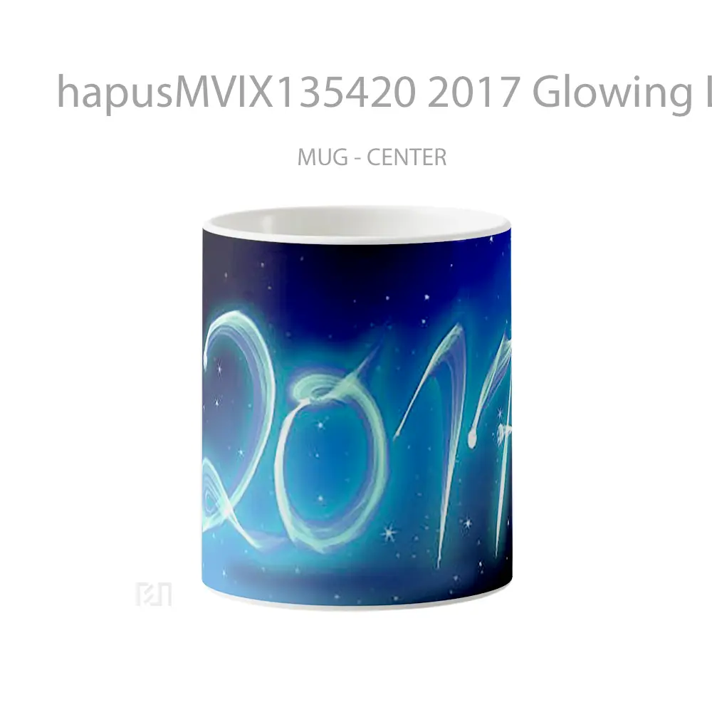 Mug 2017 Glowing Light Gelas Keramik Unik