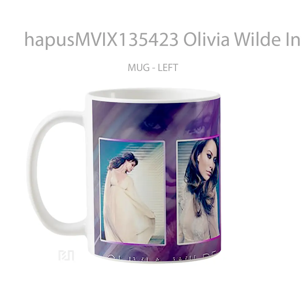 Mug Olivia Wilde In 2014 Gelas Selebriti - All-side / Desain