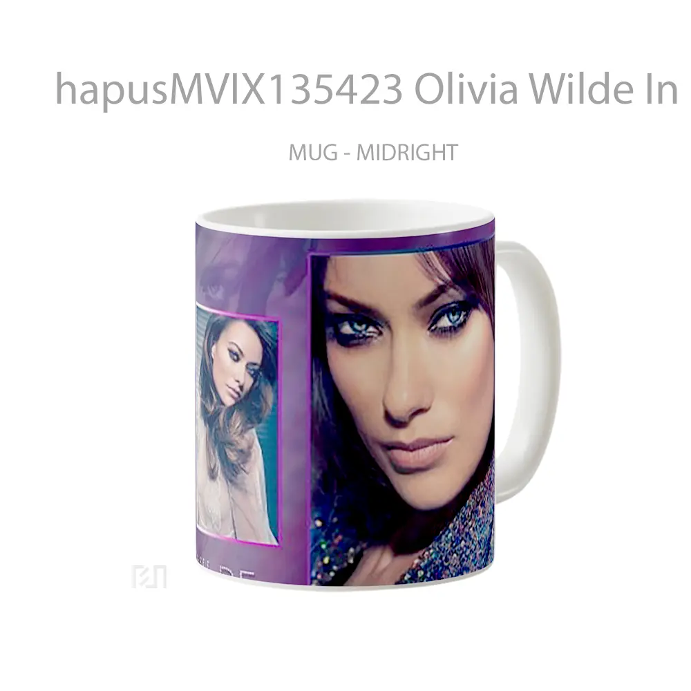 Mug Olivia Wilde In 2014 Gelas Selebriti - All-side / Desain
