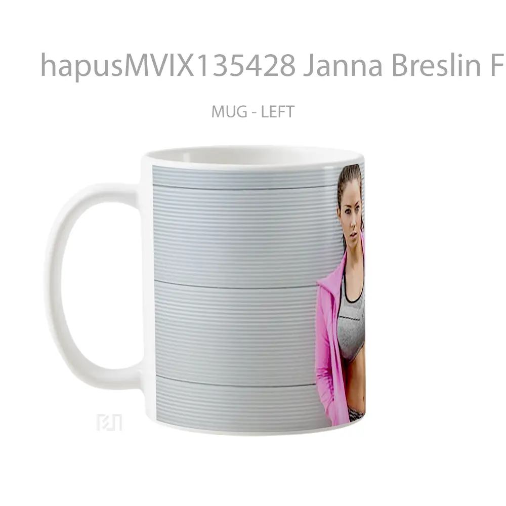 Mug Janna Breslin Fitness Gelas Keramik Unik - All-side / Desain