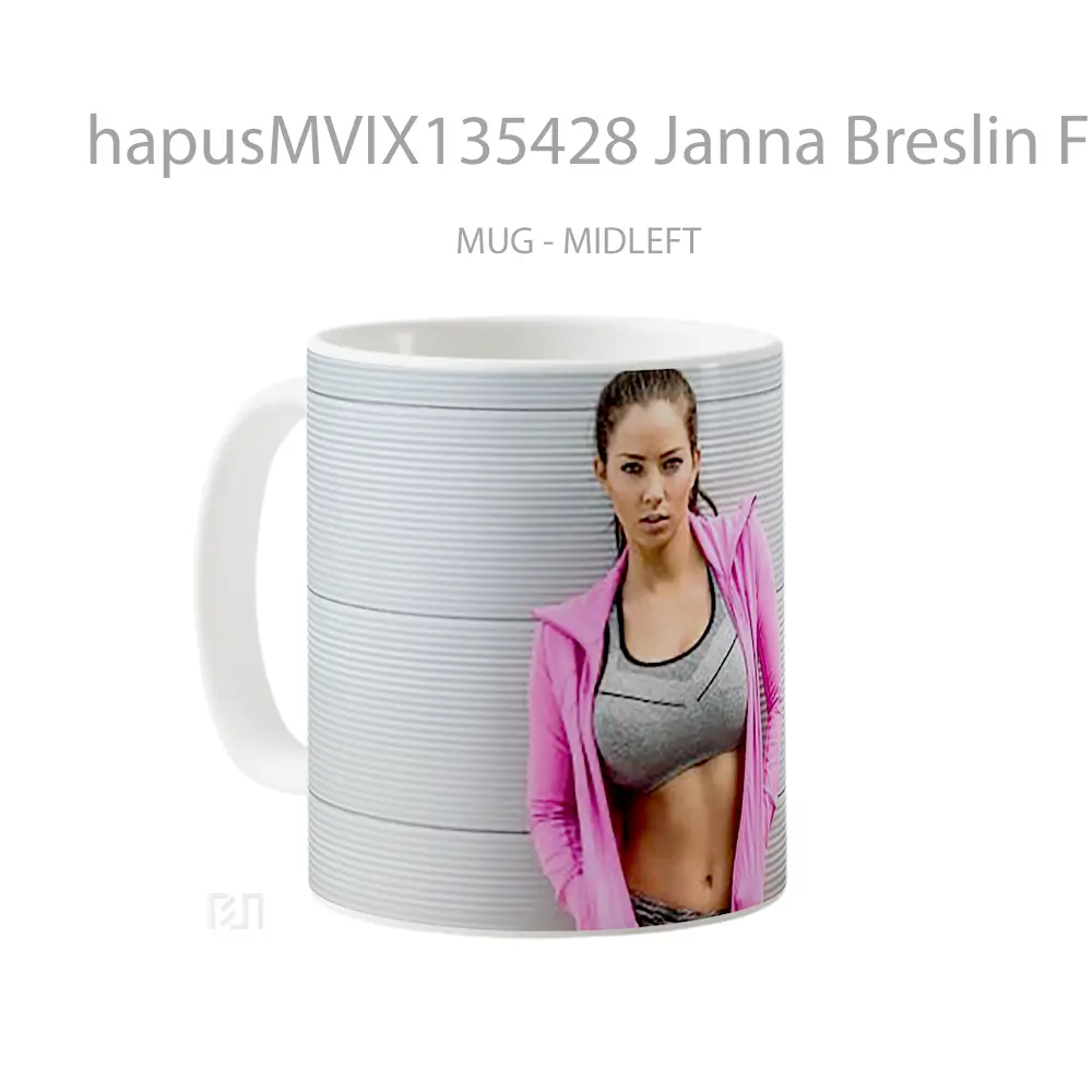 Mug Janna Breslin Fitness Gelas Keramik Unik - All-side / Desain