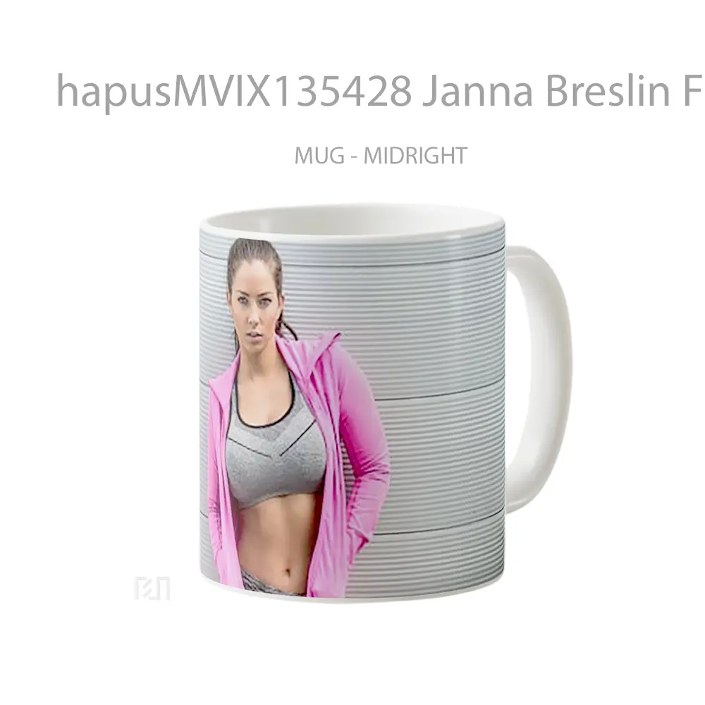 Mug Janna Breslin Fitness Gelas Keramik Unik - All-side / Desain