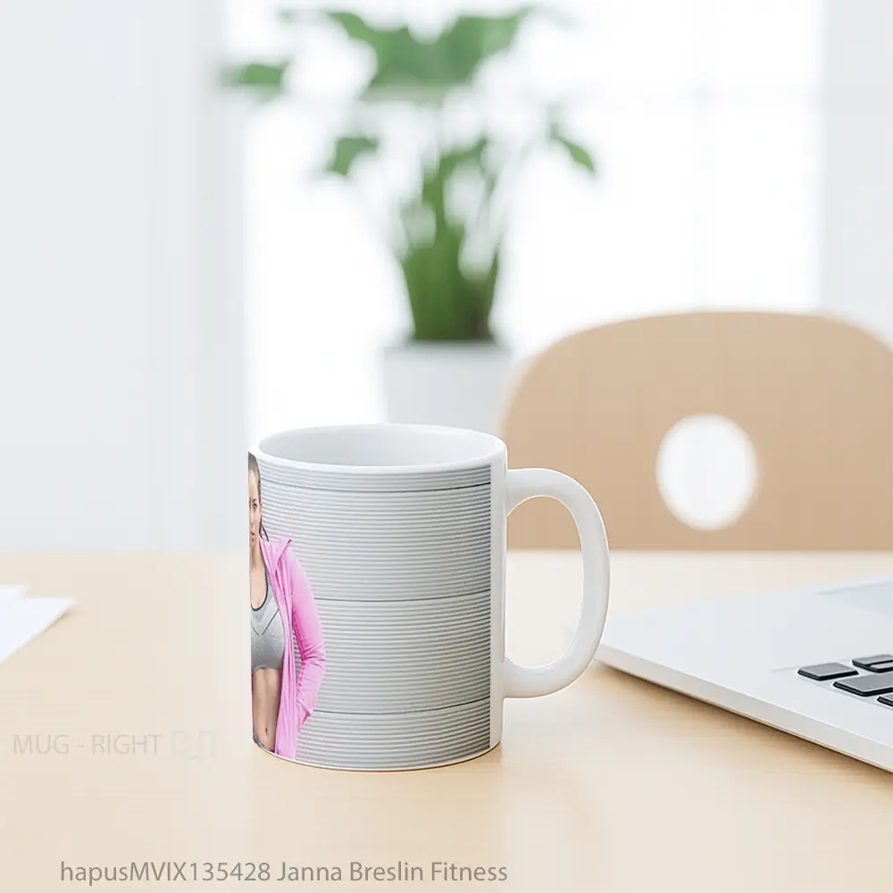 Mug Janna Breslin Fitness Gelas Keramik Unik - All-side / Desain
