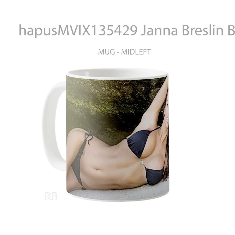 Mug Janna Breslin Bikini Gelas Keramik Unik - All-side / Desain