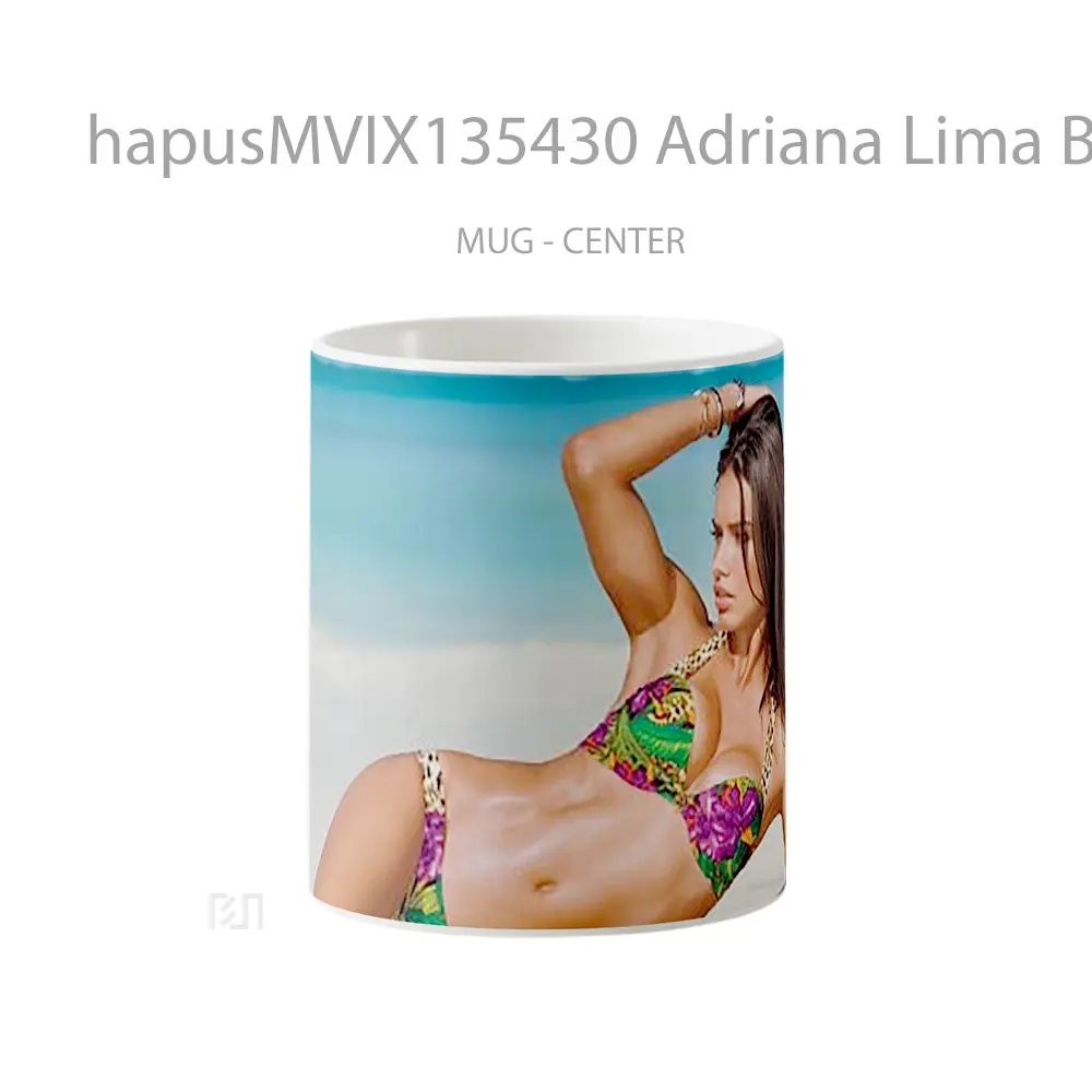 Mug Adriana Lima Bikini Gelas Keramik Unik