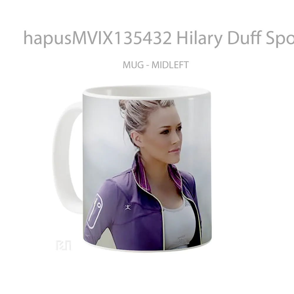 Mug Hilary Duff Sport Fitness Gelas Keramik Unik - All-side / Desain