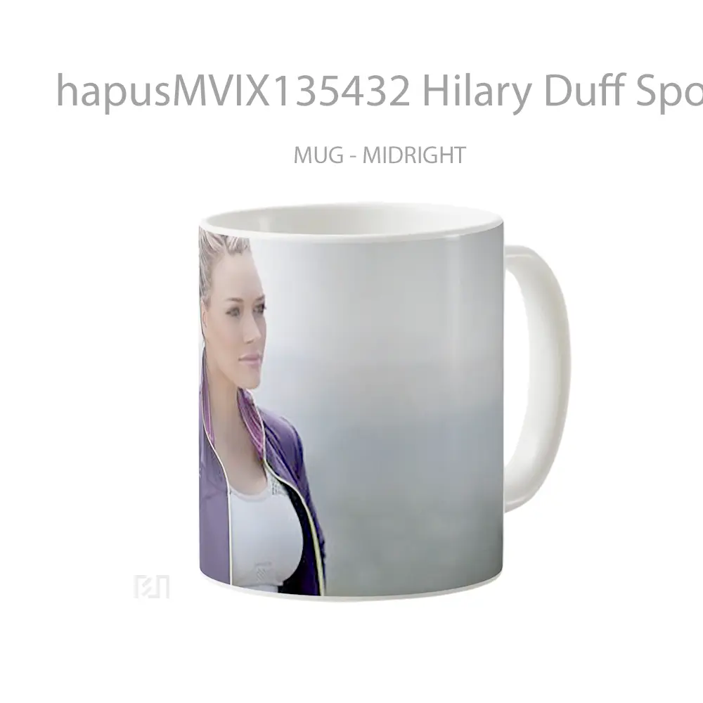 Mug Hilary Duff Sport Fitness Gelas Keramik Unik - All-side / Desain