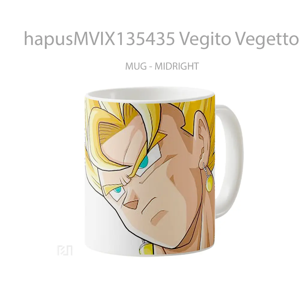 Mug Vegito Vegetto Dragon Ball Cangkir Anime - All-side / Desain