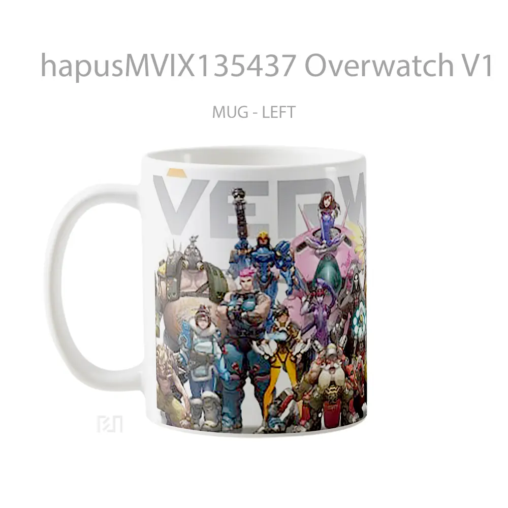 Mug Overwatch V1 Cangkir Gamer - All-side / Desain