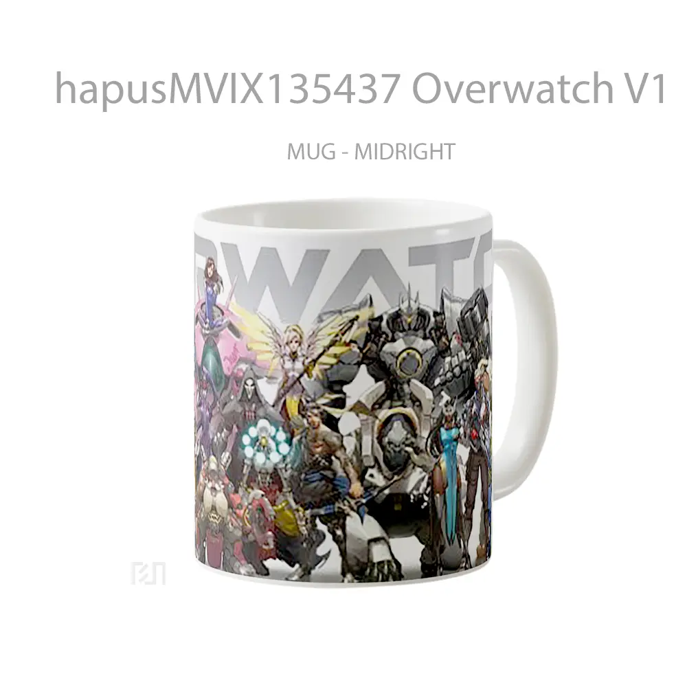 Mug Overwatch V1 Cangkir Gamer - All-side / Desain