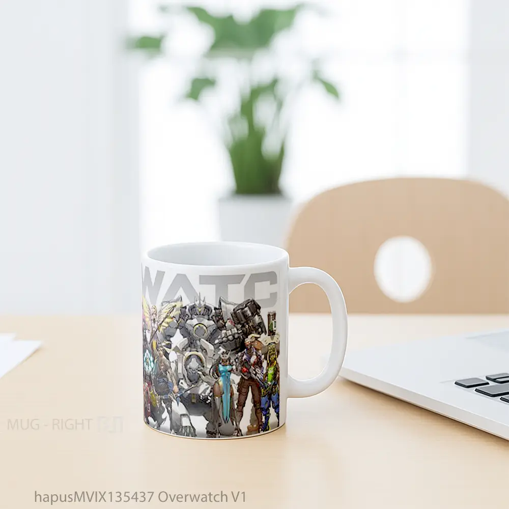 Mug Overwatch V1 Cangkir Gamer - All-side / Desain
