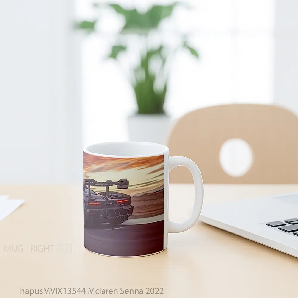 Mug Mclaren Senna 2022 Gelas Keramik Unik - All-side / Desain