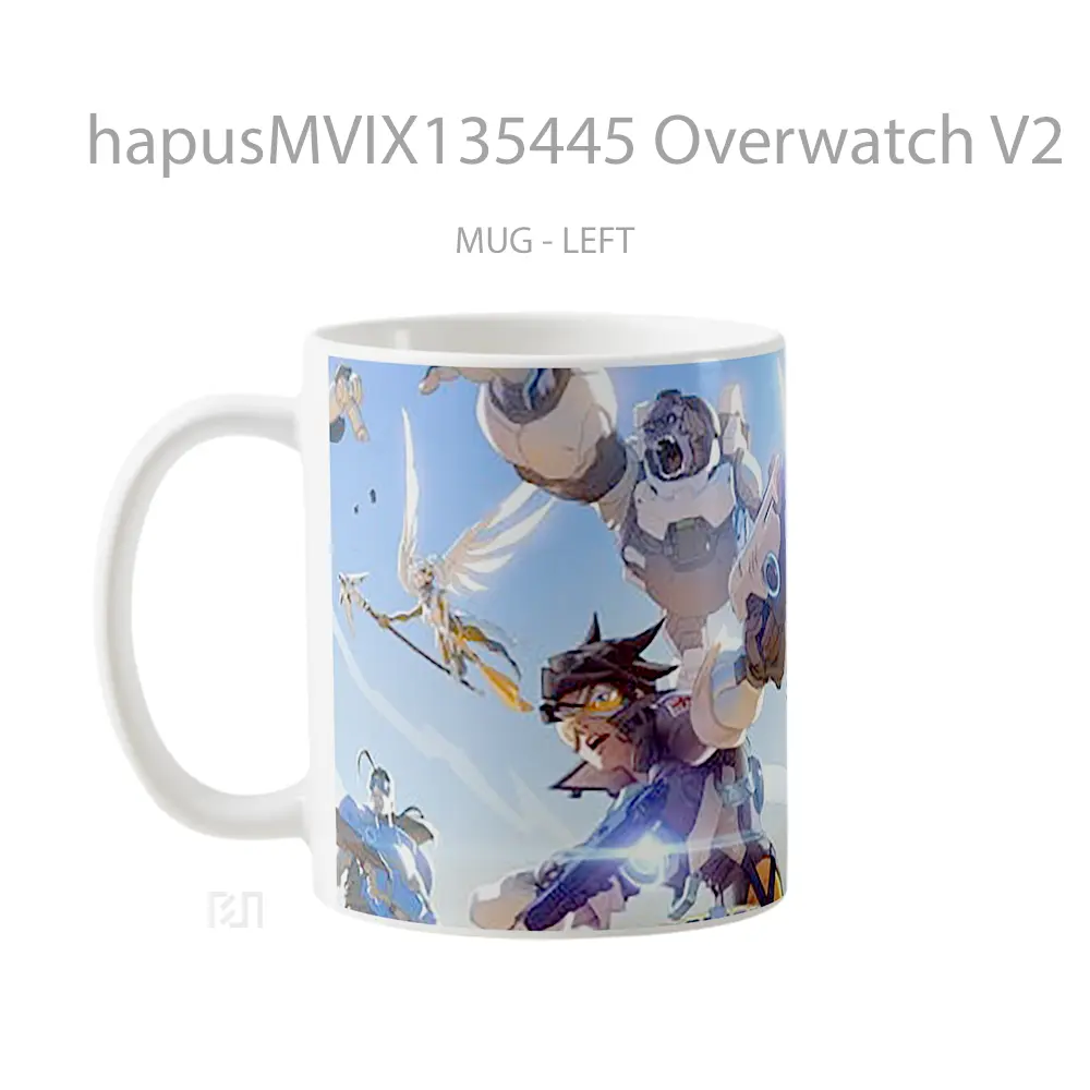 Mug Overwatch V2 Cangkir Gamer - All-side / Desain