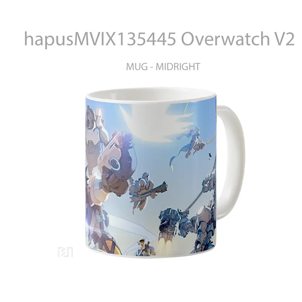 Mug Overwatch V2 Cangkir Gamer - All-side / Desain