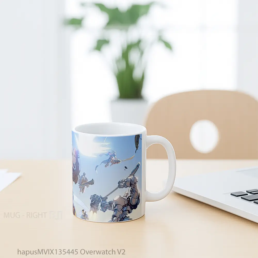Mug Overwatch V2 Cangkir Gamer - All-side / Desain