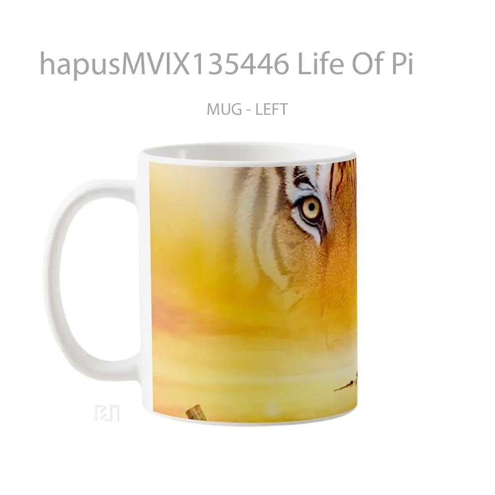 Mug Life Of Pi Gelas Keramik Unik - All-side / Desain
