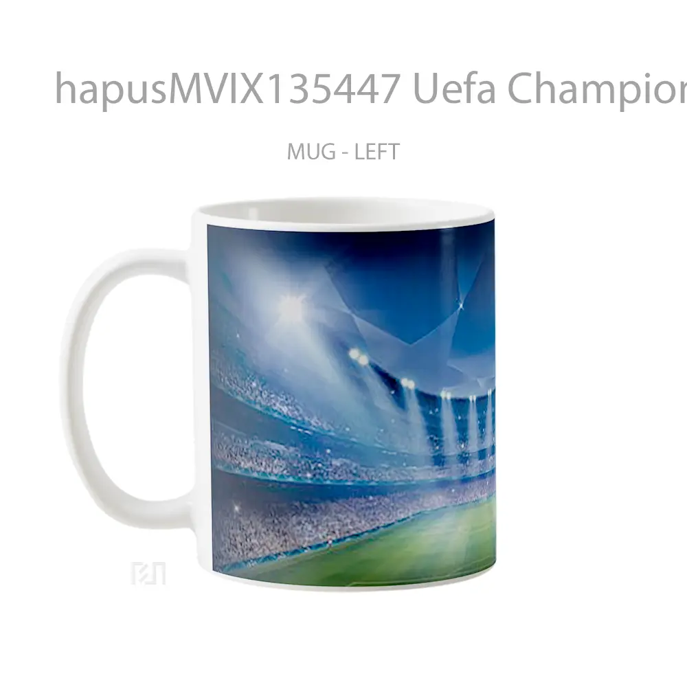 Mug Uefa Champions League Stadium Gelas Keramik Unik - All-side / Desain