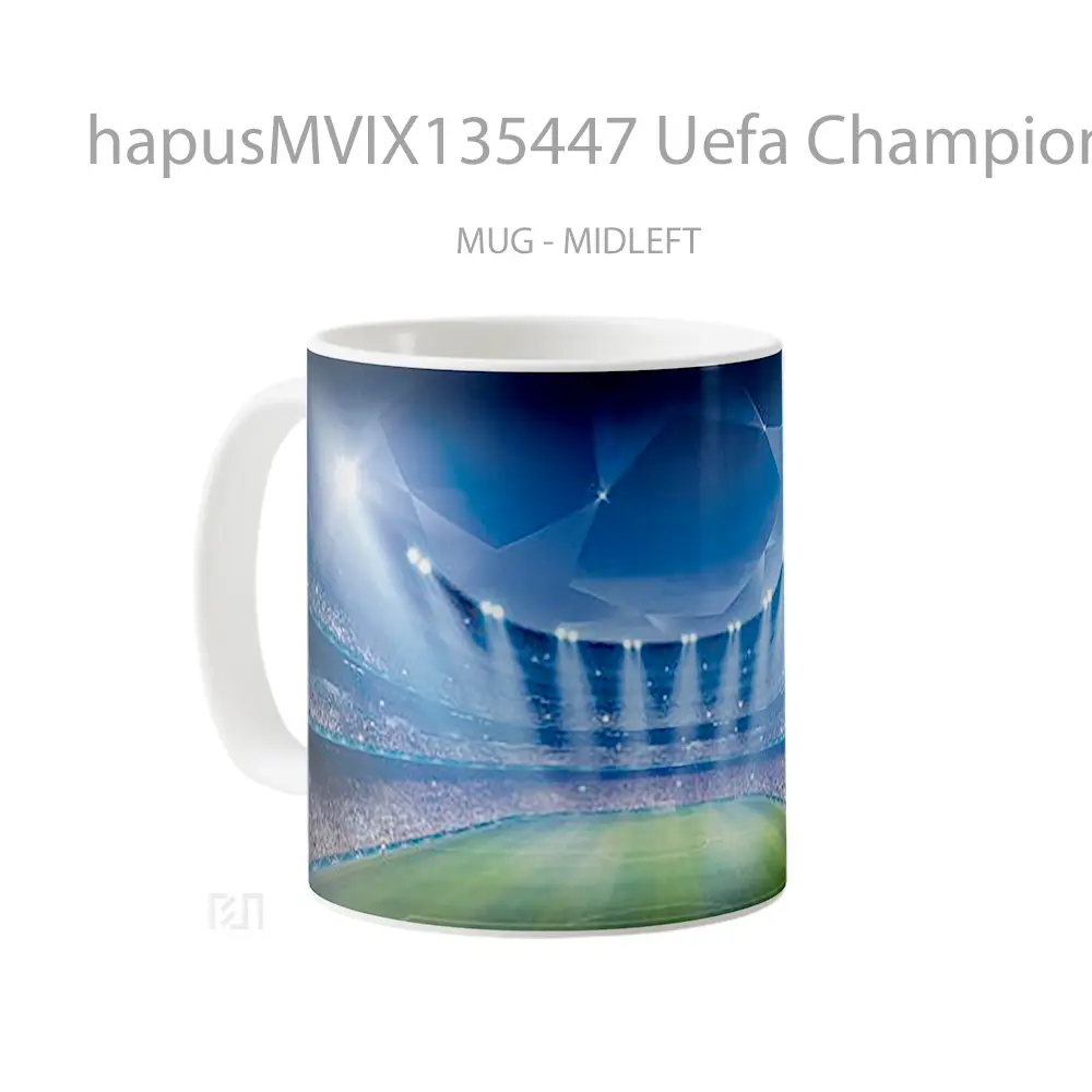 Mug Uefa Champions League Stadium Gelas Keramik Unik - All-side / Desain