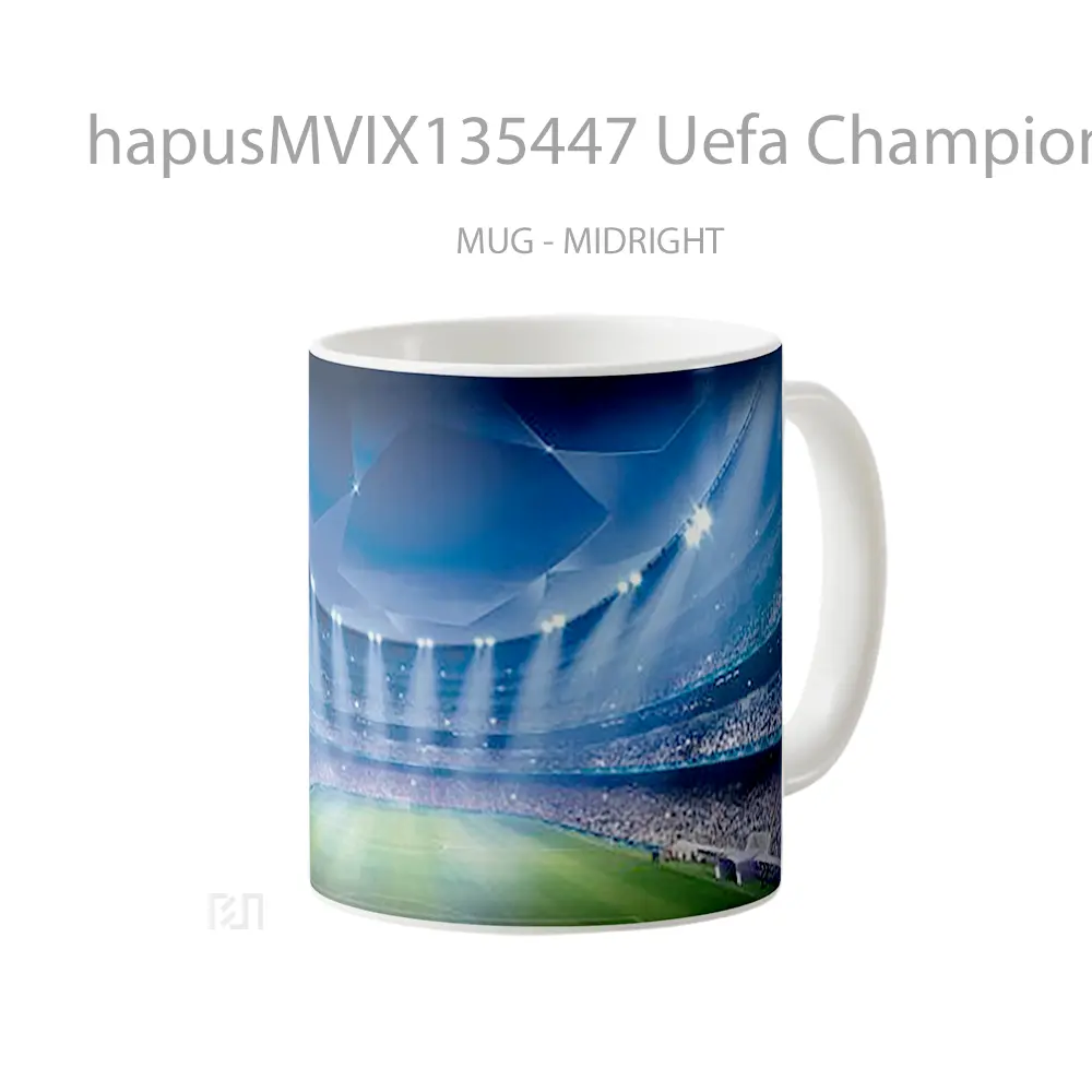 Mug Uefa Champions League Stadium Gelas Keramik Unik - All-side / Desain