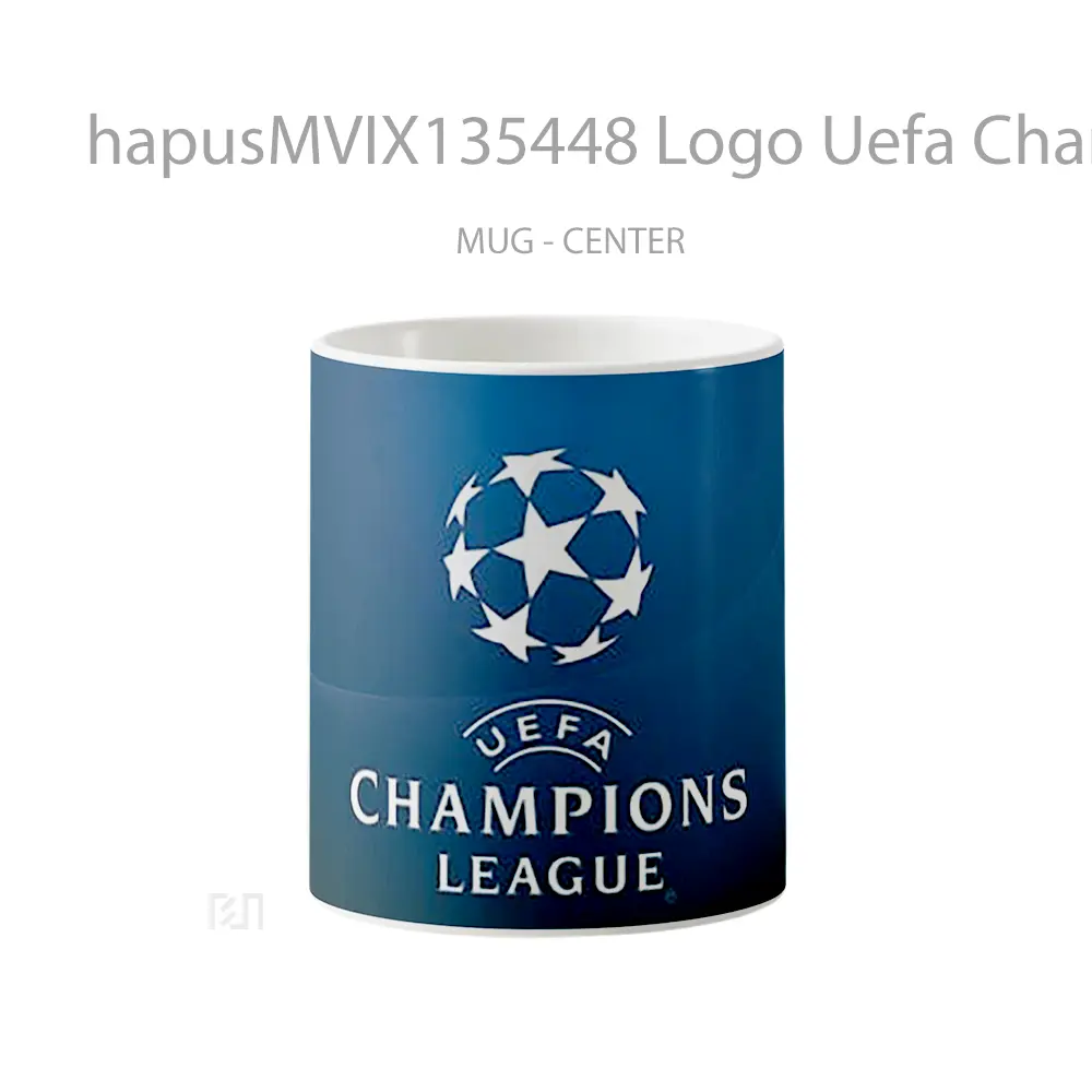 Mug Logo Uefa Champions League Gelas Keramik Unik