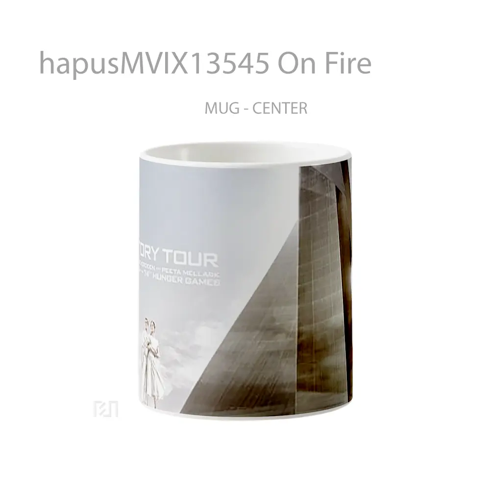 Mug On Fire Gelas Keramik Unik