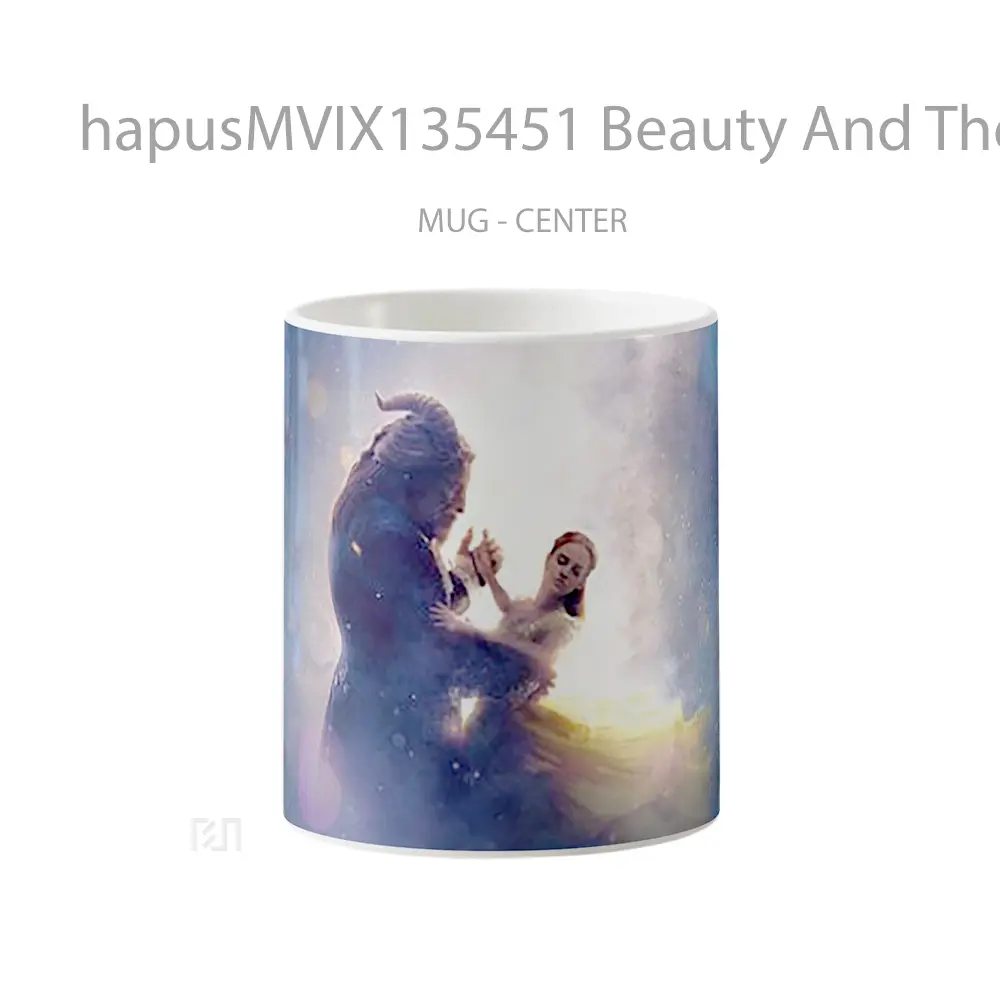 Mug Beauty And The Beast V1 Gelas Keramik Unik
