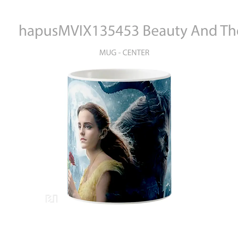 Mug Beauty And The Beast V2 Gelas Keramik Unik