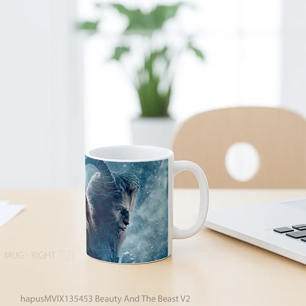 Mug Beauty And The Beast V2 Gelas Keramik Unik - All-side / Desain