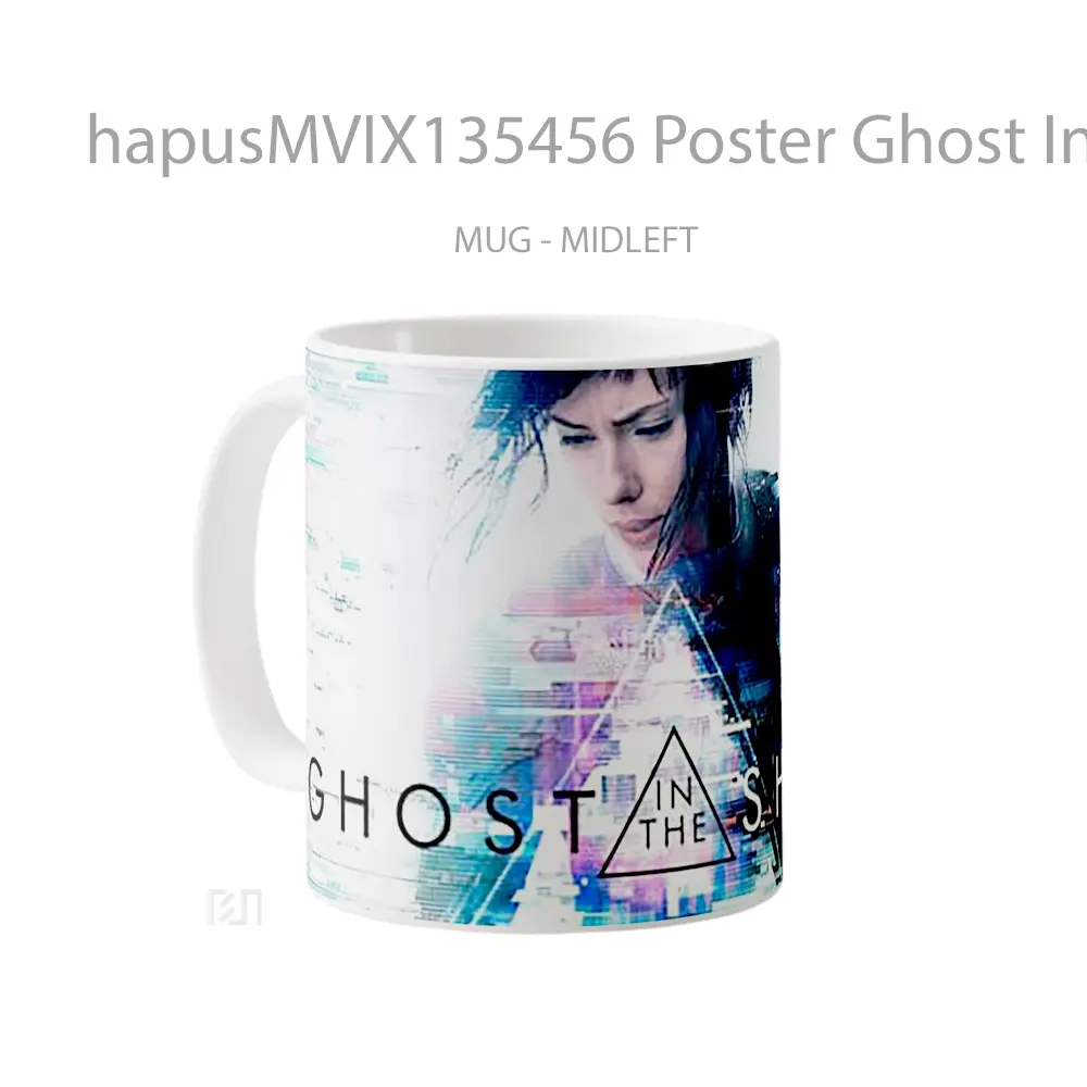 Mug Poster Ghost In The Shell Watchman Of The Future Gelas Keramik Unik - All-side / Desain