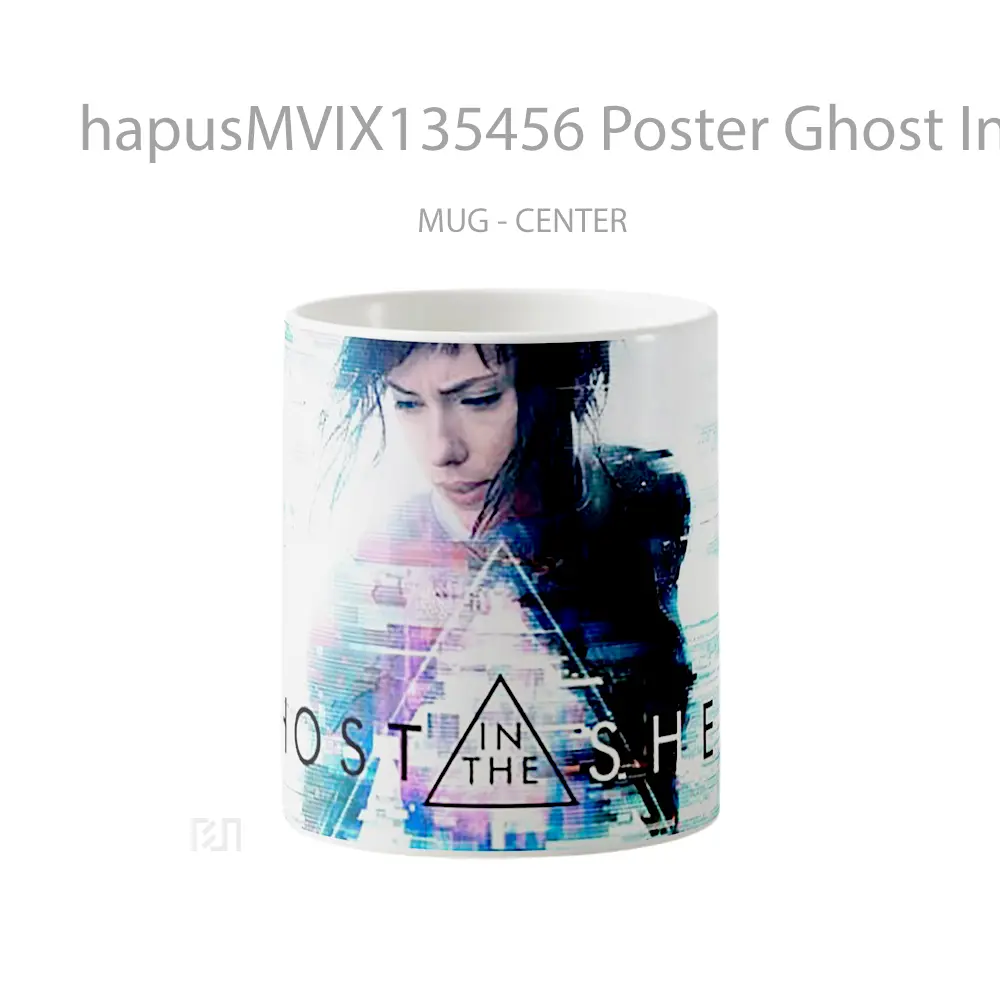 Mug Poster Ghost In The Shell Watchman Of The Future Gelas Keramik Unik