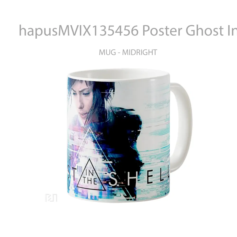 Mug Poster Ghost In The Shell Watchman Of The Future Gelas Keramik Unik - All-side / Desain