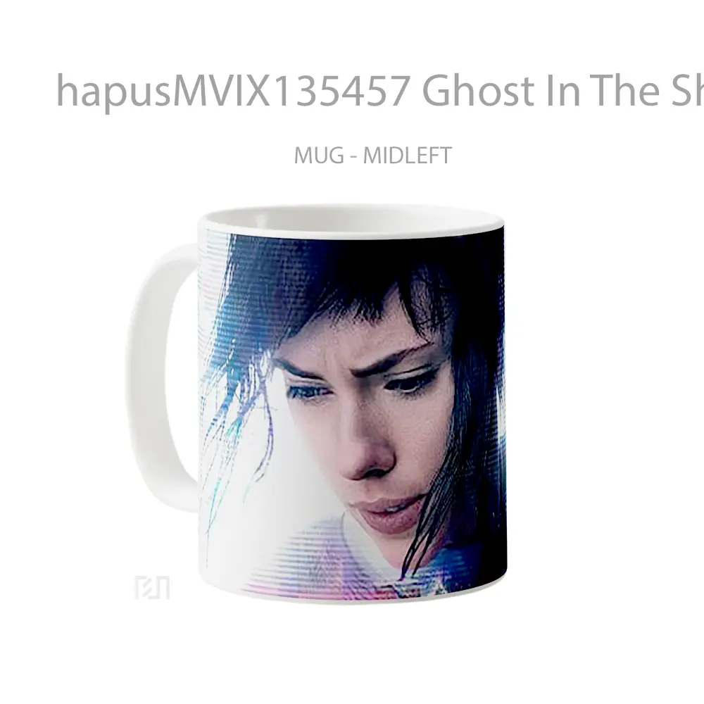 Mug Ghost In The Shell Watchman Of The Future V1 Gelas Keramik Unik - All-side / Desain