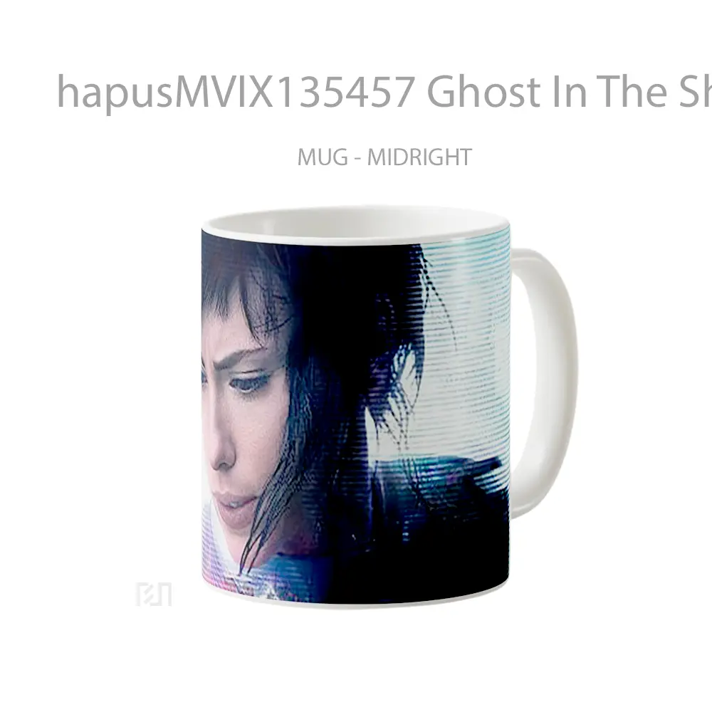 Mug Ghost In The Shell Watchman Of The Future V1 Gelas Keramik Unik - All-side / Desain