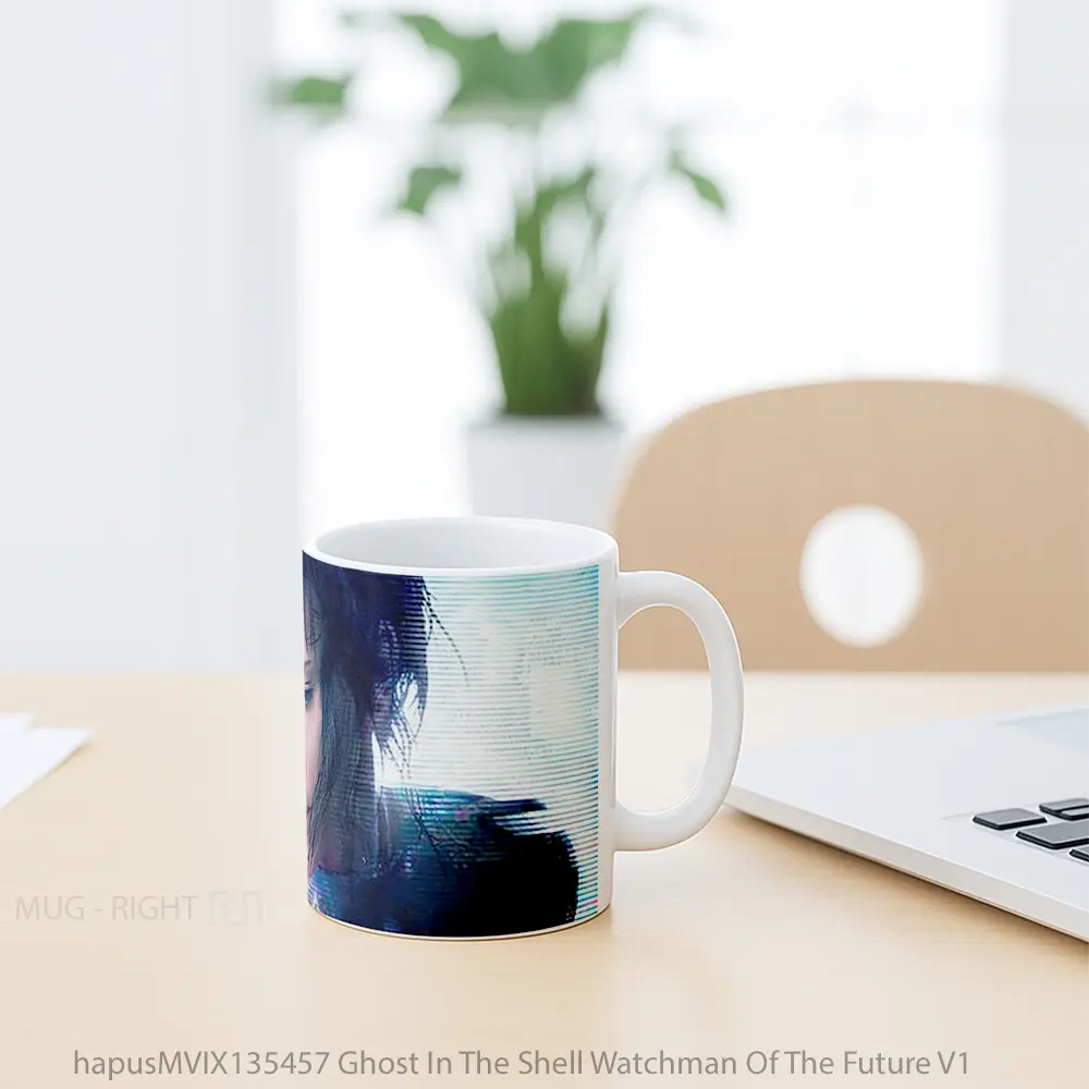 Mug Ghost In The Shell Watchman Of The Future V1 Gelas Keramik Unik - All-side / Desain
