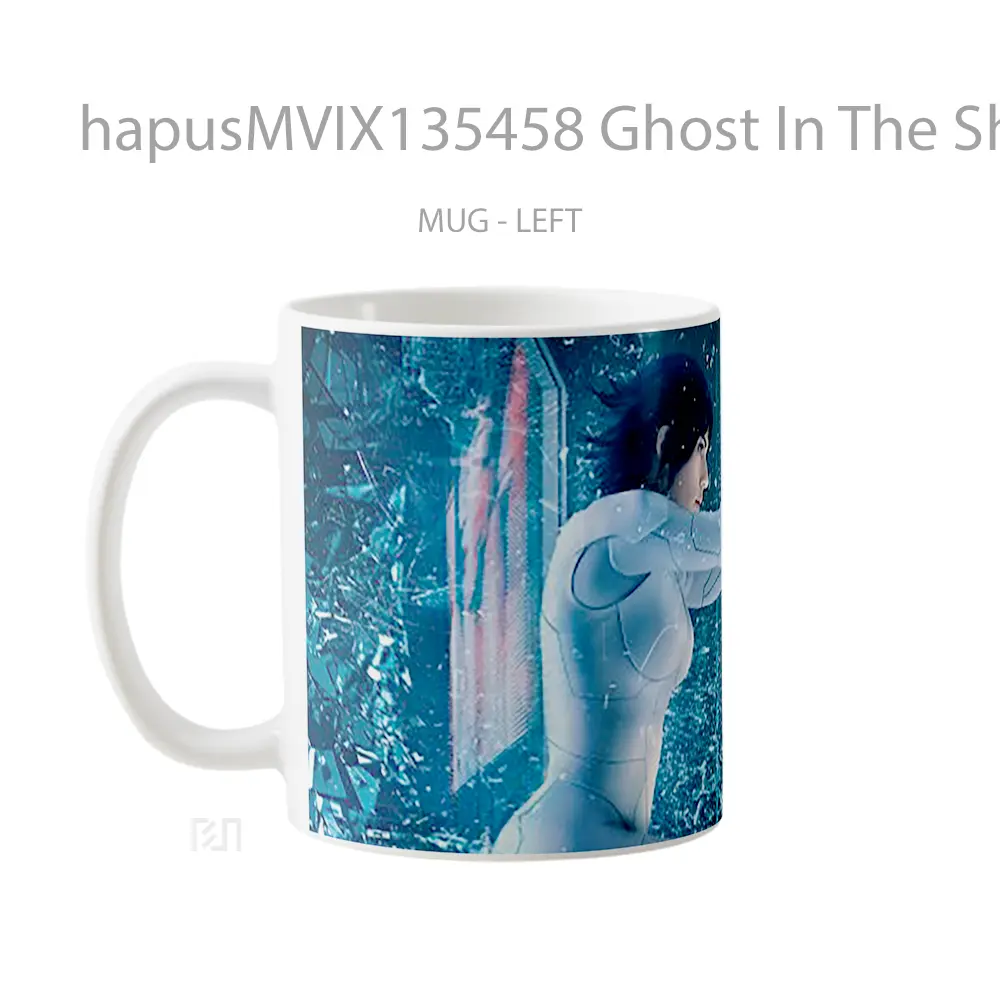 Mug Ghost In The Shell Watchman Of The Future V2 Gelas Keramik Unik - All-side / Desain
