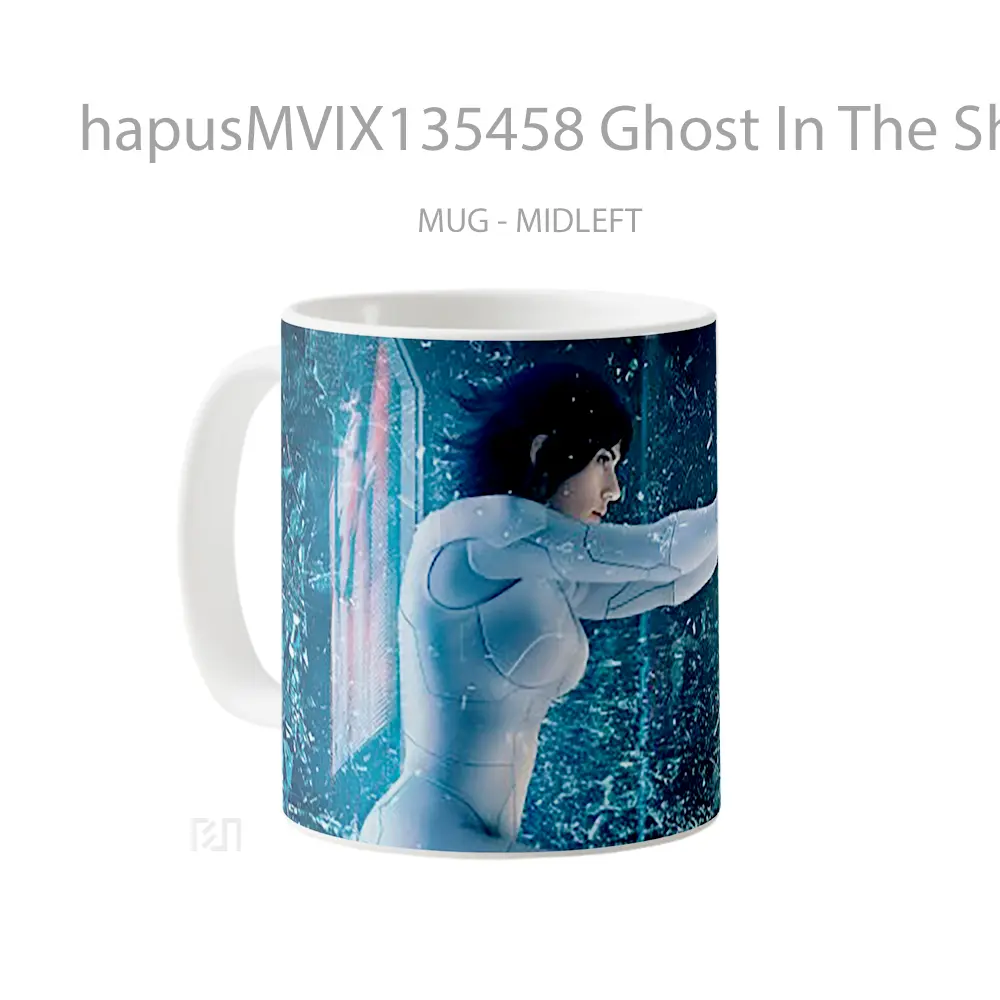Mug Ghost In The Shell Watchman Of The Future V2 Gelas Keramik Unik - All-side / Desain