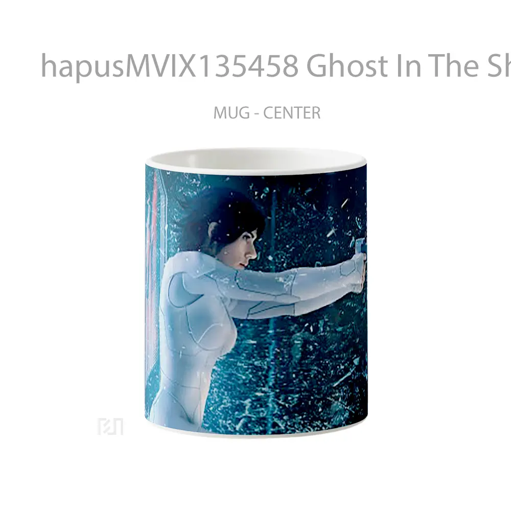 Mug Ghost In The Shell Watchman Of The Future V2 Gelas Keramik Unik
