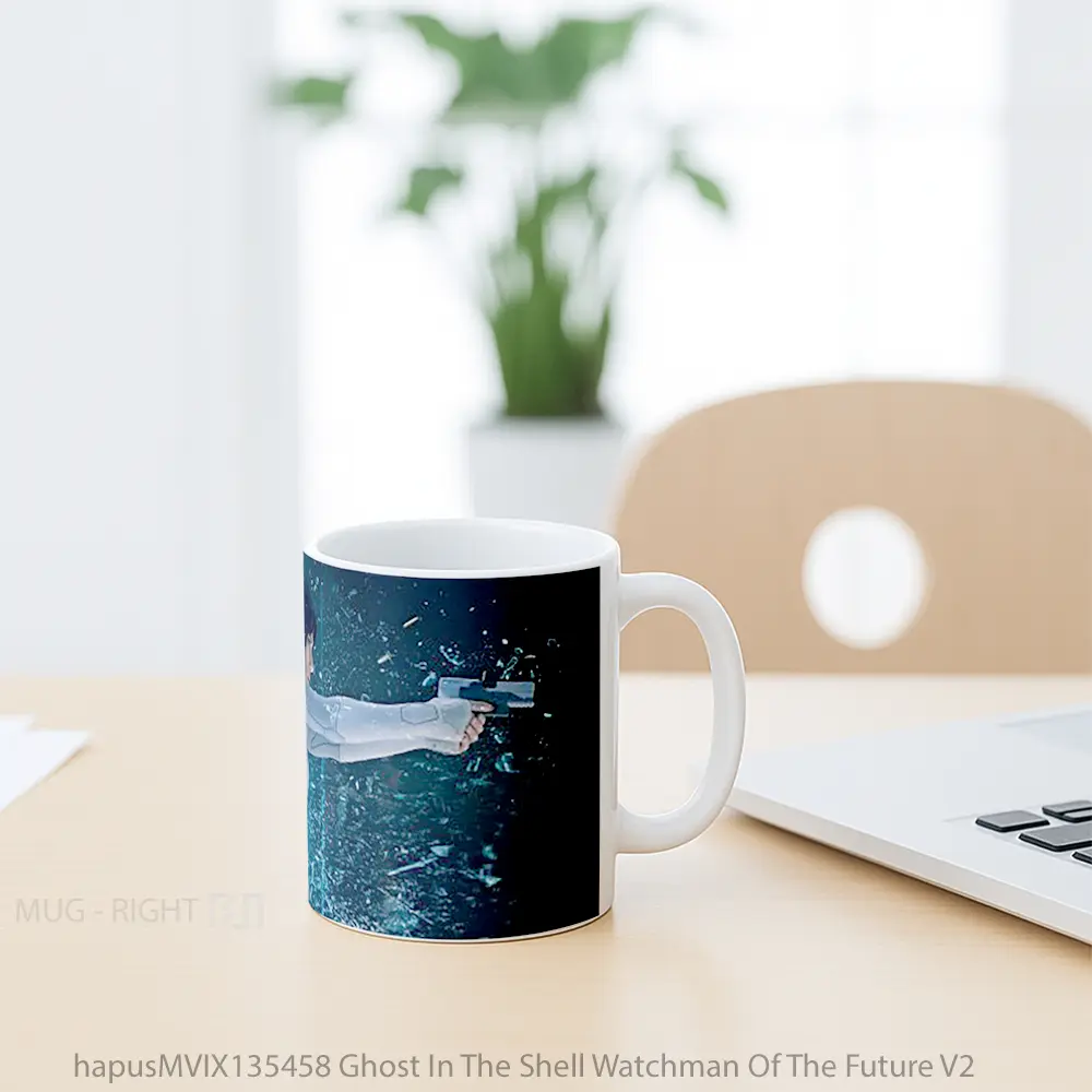 Mug Ghost In The Shell Watchman Of The Future V2 Gelas Keramik Unik - All-side / Desain