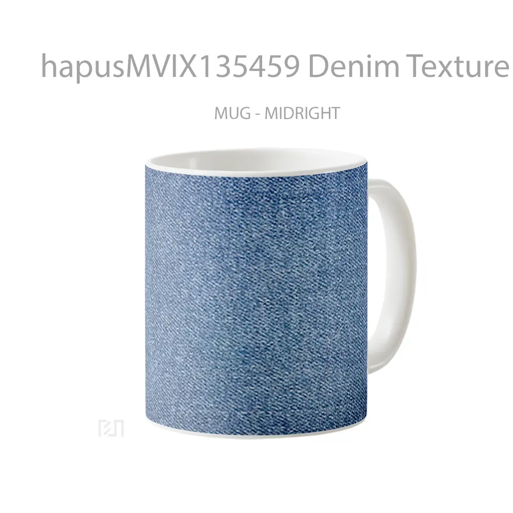 Mug Denim Texture V1 Gelas Keramik Unik - All-side / Desain