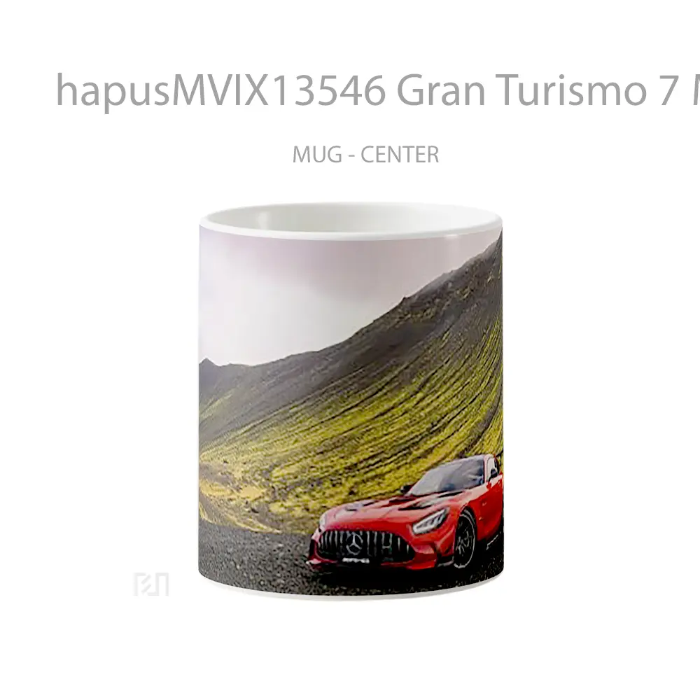 Mug Gran Turismo 7 Mercedes Amg Gt Cangkir Mobil