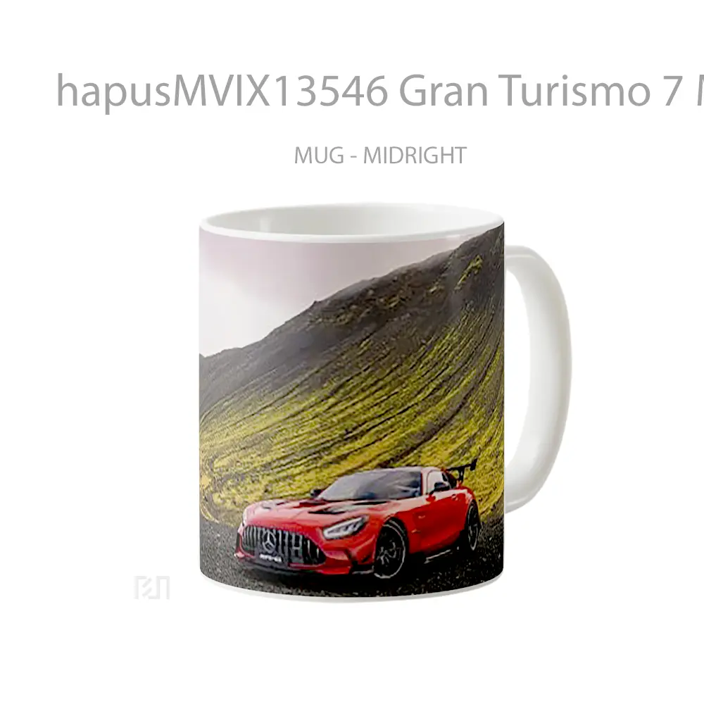 Mug Gran Turismo 7 Mercedes Amg Gt Cangkir Mobil - All-side / Desain