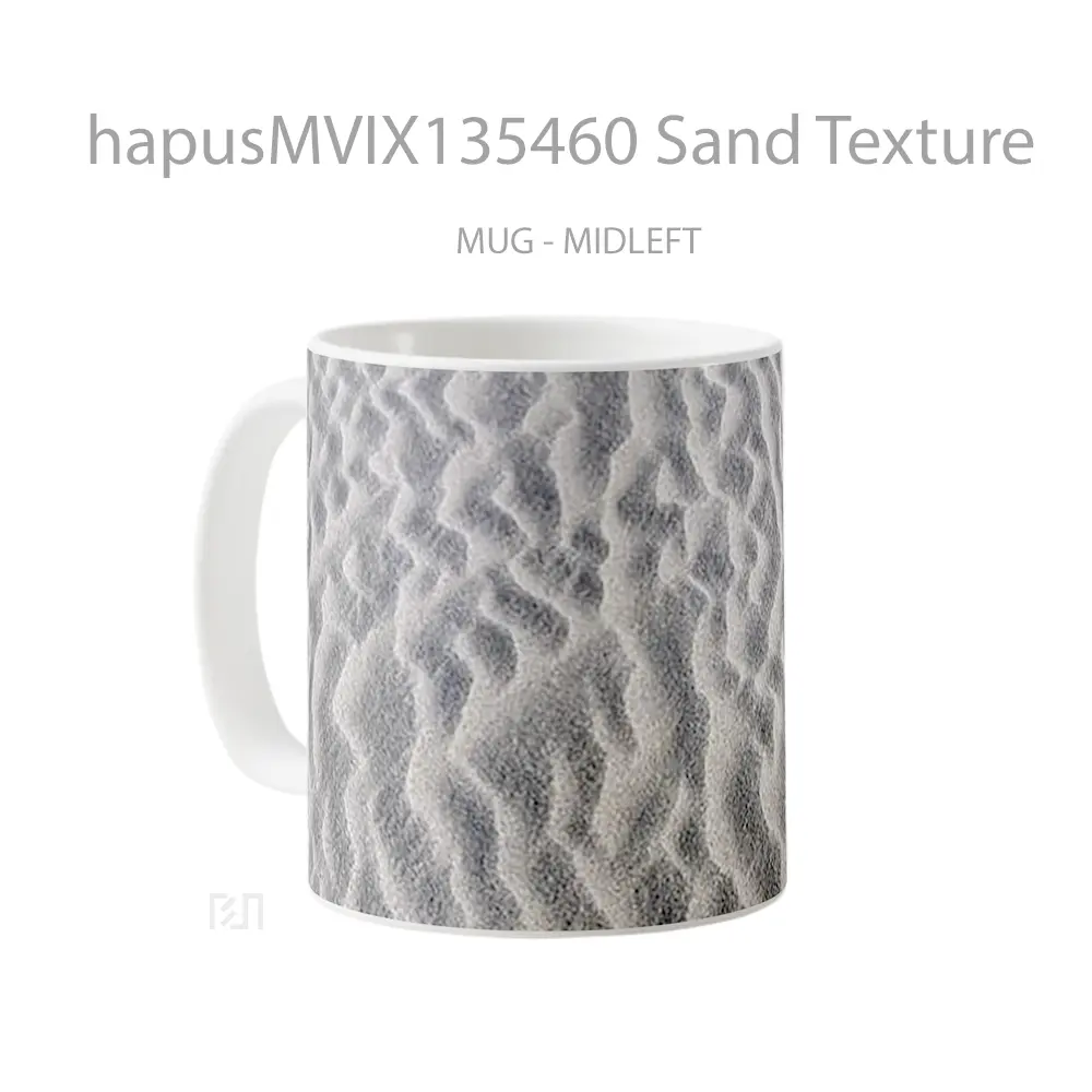 Mug Sand Texture Gelas Keramik Unik - All-side / Desain