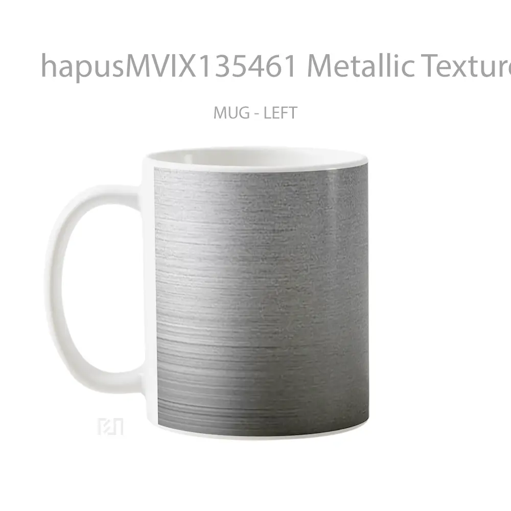 Mug Metallic Texture V1 Gelas Keramik Unik - All-side / Desain