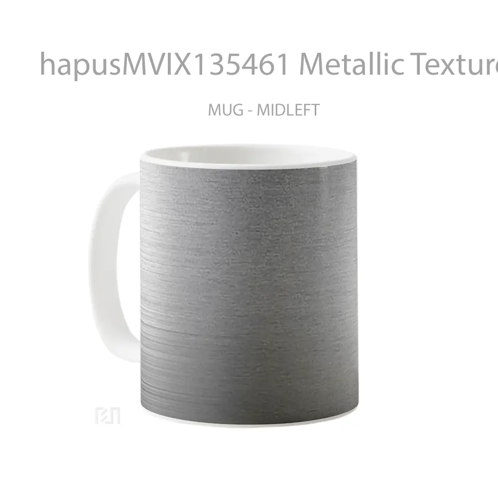 Mug Metallic Texture V1 Gelas Keramik Unik - All-side / Desain