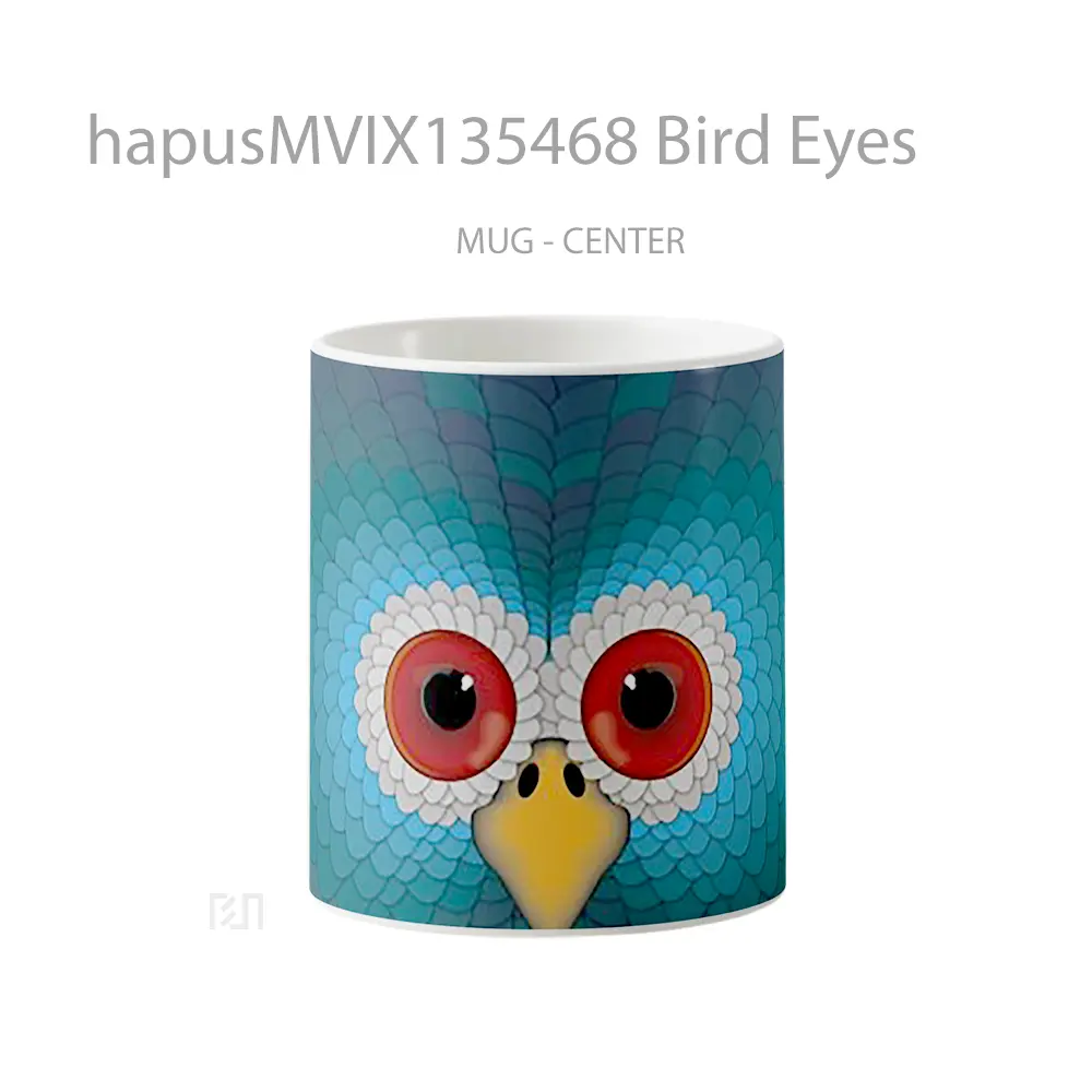 Mug Bird Eyes Gelas Hewan Lucu