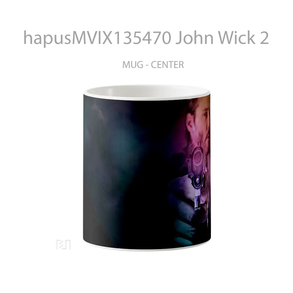 Mug Keramik Premium SNI - Mug John Wick 2 Gelas Keramik Unik