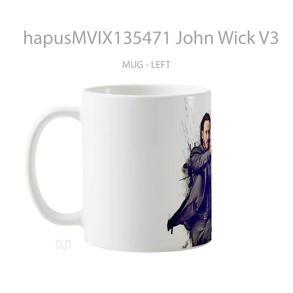 Mug John Wick V3 Gelas Keramik Unik - All-side / Desain